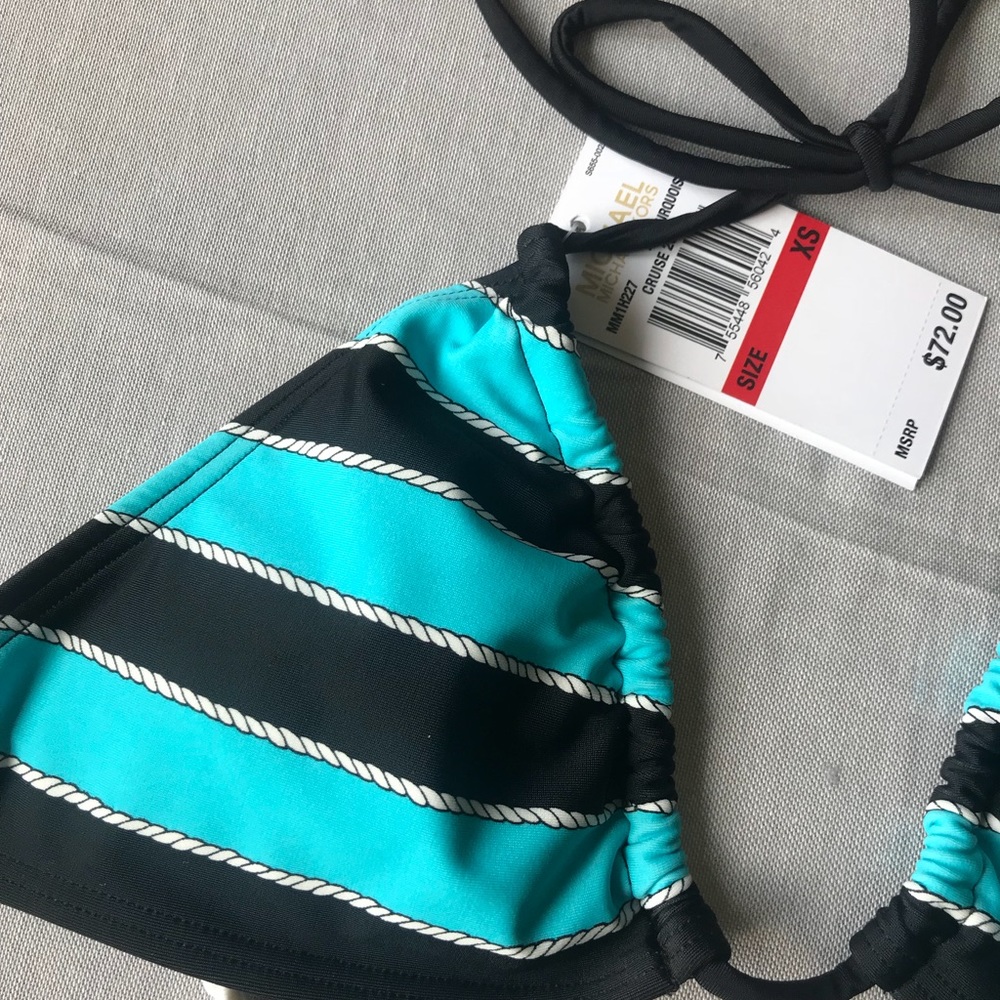 NWT micheal Kors triangle bikini top size XS - Picture 2 of 5